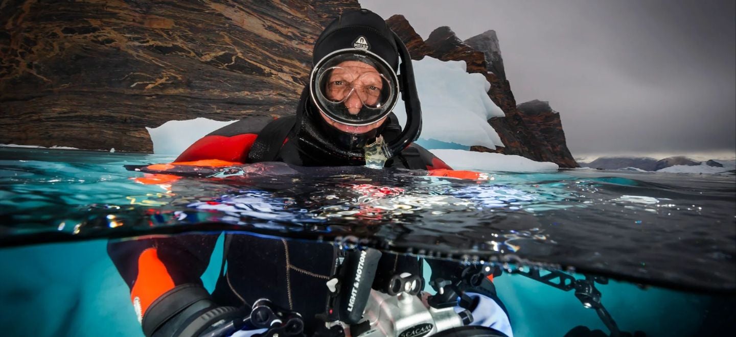 More Info for Two Worlds: Above and Below the Sea, featuring scientist and photographer Jennifer Hayes and underwater photographer David Doubilet